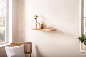 Helela Vägghylla 60 cm Asymmetrisk - varm honungsbrun - Förvaring - Hylla - Vägghylla