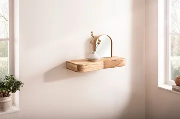 Helira Vägghylla 60 cm - varm honungsbrun - Förvaring - Hylla - Vägghylla