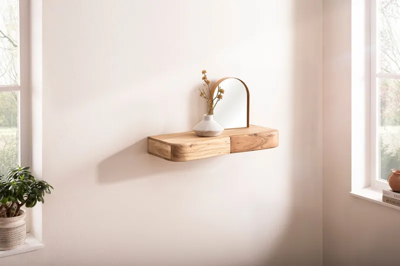 Helira Vägghylla 60 cm - varm honungsbrun - Förvaring - Hylla - Vägghylla