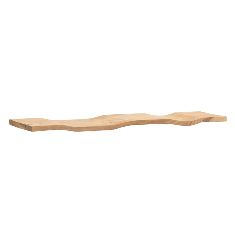 Helova Vägghylla 120 cm, varm honungsbrun