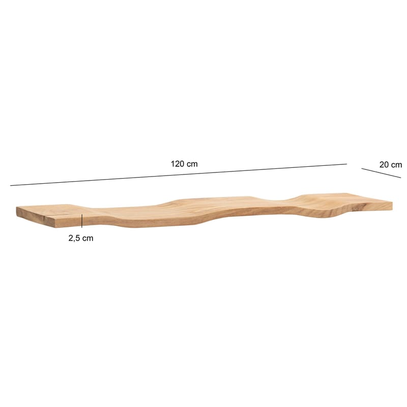 Helova Vägghylla 120 cm - varm honungsbrun - Förvaring - Hylla - Vägghylla