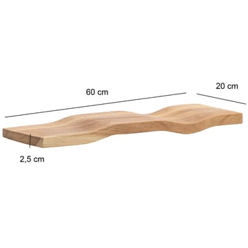 Helova Vägghylla 60 cm - varm honungsbrun - Förvaring - Hylla - Vägghylla