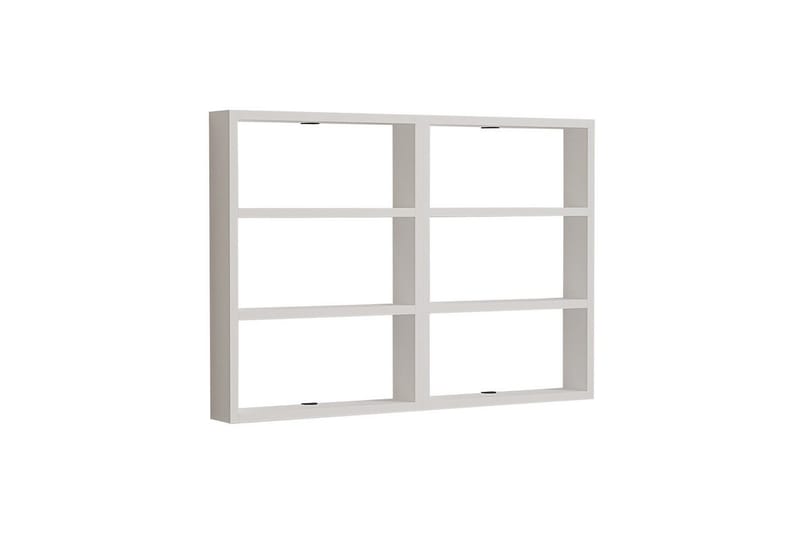 Hexaia Vägghylla 84,6 cm - Vit - Förvaring - Hylla - Vägghylla