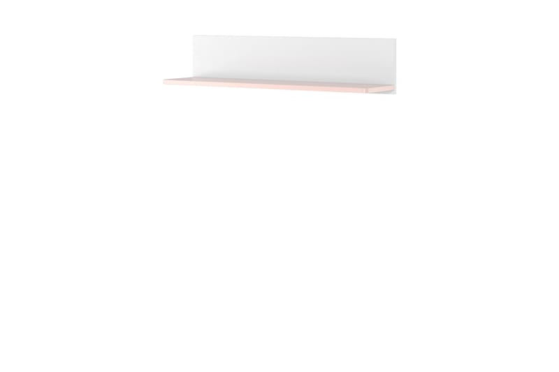 Hilts Vägghylla 110x22 cm - Vit/Rosa - Förvaring - Hylla - Vägghylla