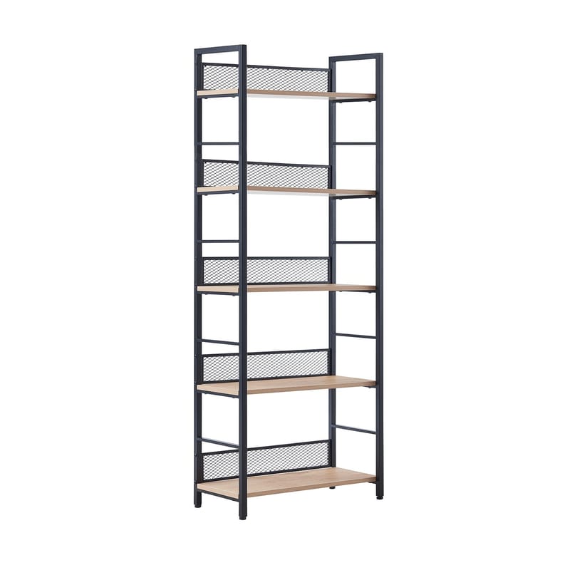 Hylla Hector ask/svart 60x28x154 cm, ask/svart