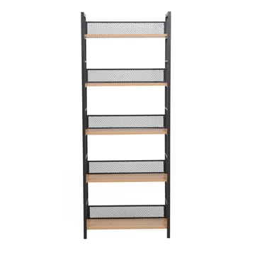 Hylla Hector ask/svart 60x28x154 cm - ask/svart - Förvaring - Hylla - Hyllplan & hyllkonsol