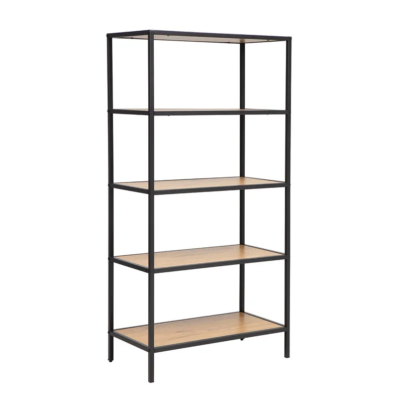 Hylla Hedvig ask/svart 63x33x124 cm, ask/svart