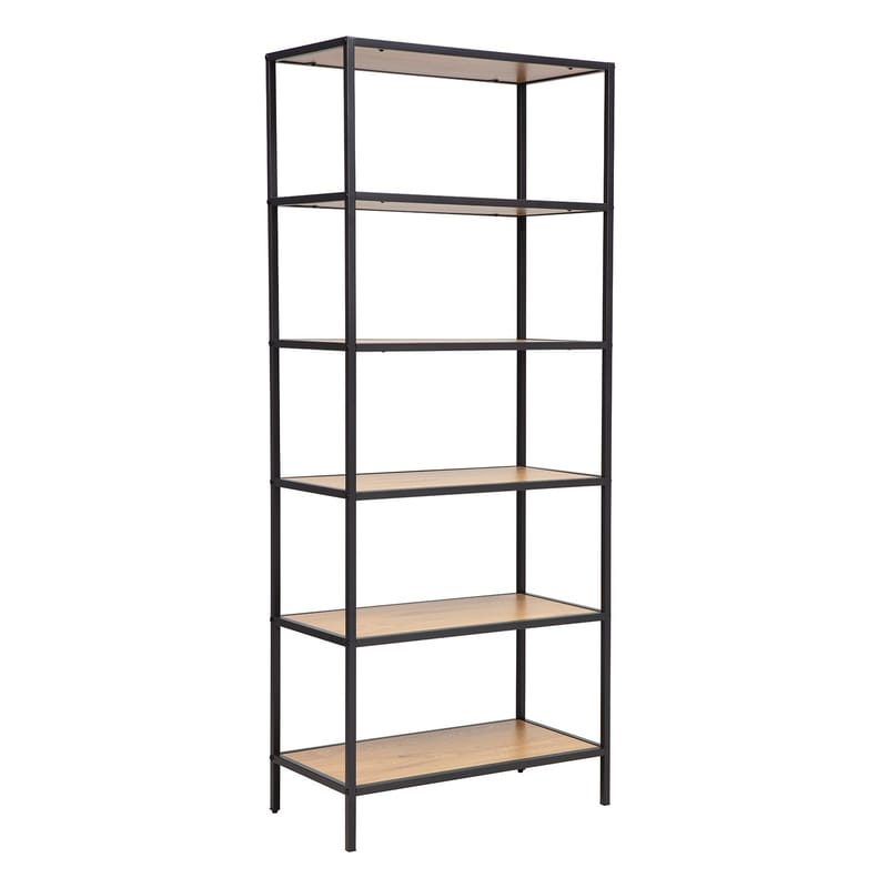 Hylla Hedvig ask/svart 63x33x152 cm, ask/svart