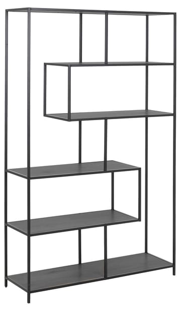 Hylla Seaford 114x35x185 cm - Svart - Förvaring - Hylla - Bokhylla