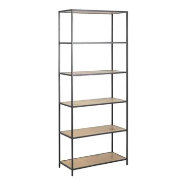 Hylla Seaford 77x35x185 cm - vild ek - Förvaring - Hylla - Hyllplan & hyllkonsol