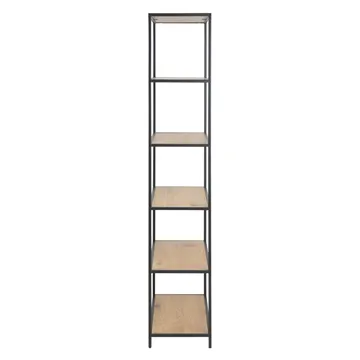 Hylla Seaford 77x35x185 cm - vild ek - Förvaring - Hylla - Hyllplan & hyllkonsol