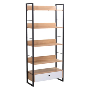 Hylla Study ek/vit 70x30x159 cm - ek/vit - Förvaring - Hylla - Hyllplan & hyllkonsol
