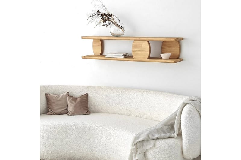 Hyllor Homitis Vägghylla Cascais Ek Medium Colored Wood - Förvaring - Hylla - Vägghylla