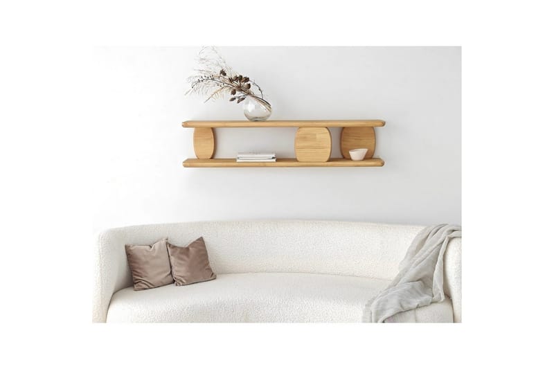 Hyllor Homitis Vägghylla Cascais Ek Medium Colored Wood - Förvaring - Hylla - Vägghylla