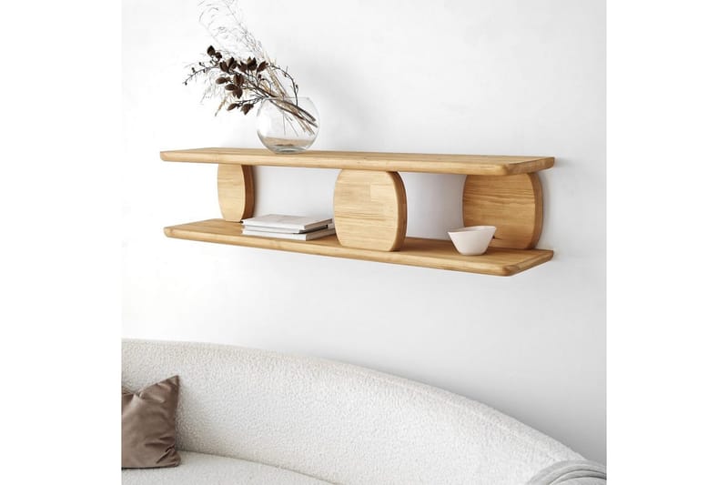 Hyllor Homitis Vägghylla Cascais Ek Medium Colored Wood - Förvaring - Hylla - Vägghylla