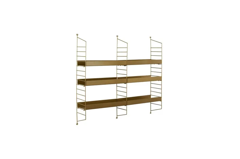 Hyllor Homitis Pira Hylla 98 cm Guld, undefined