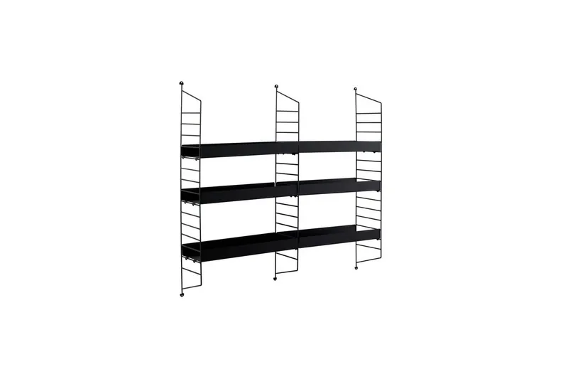 Hyllor Homitis Pira Hylla 98 cm Svart, undefined