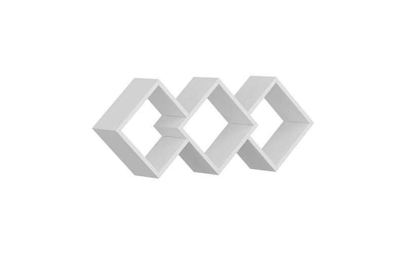 Hyllor NO_BRAND Galaktika Hylla 102x20 cm Vit, undefined