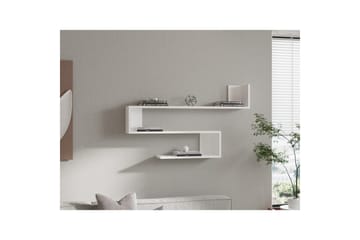 Hyllor Rollingford Hylla 120x20 cm Vit - Förvaring - Hylla - Vägghylla
