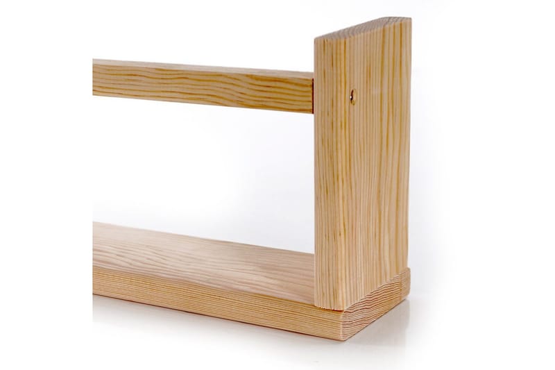 Hyllor Vägghylla Donel ek två bitar Medium Colored Wood - Förvaring - Hylla - Vägghylla