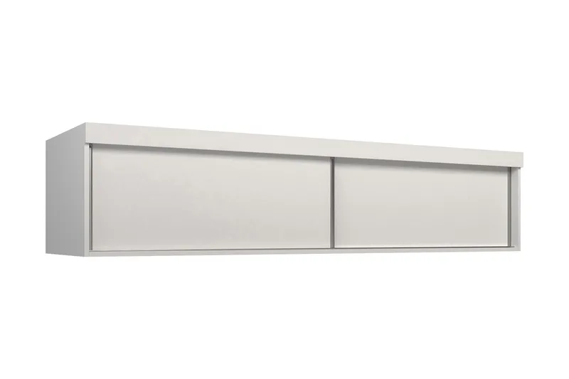 Szaf Hyllförvaring 62x200 cm till Garderob LED-belysning, Vit