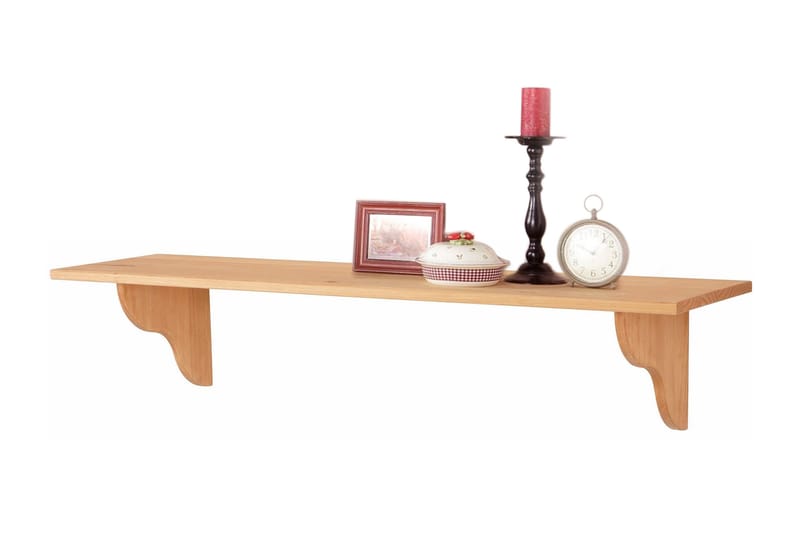 Ayala Hylla 120 cm - Ljusbrun - Förvaring - Hylla - Vägghylla