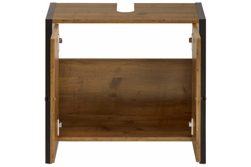 Brayden Tvättställ 60 cm - Brun/Svart - Hus & renovering - Kök & bad - Badrum - Badrumsmöbler & badrumsinredning - Tvättställsskåp & kommod