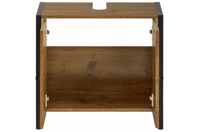 Brayden Tvättställ 60 cm - Brun/Svart - Hus & renovering - Kök & bad - Badrum - Badrumsmöbler & badrumsinredning - Tvättställsskåp & kommod