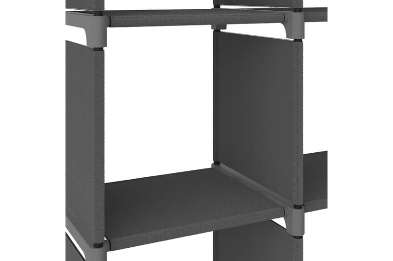 Hylla med 15 kuber grå 103x30x175,5 cm tyg - Grå - Förvaring - Hylla - Hyllsystem