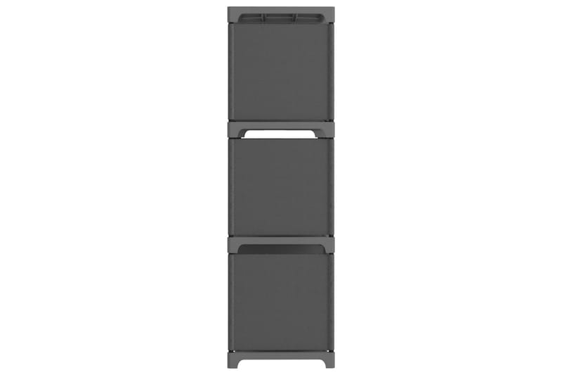 Hylla med 9 kuber grå 103x30x107,5 cm tyg - Grå - Förvaring - Hylla - Hyllsystem