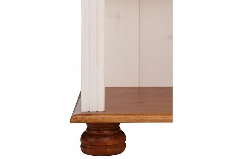 Remiel Bokhylla 70x181 cm - Vit/Brun - Förvaring - Hylla - Hyllsystem