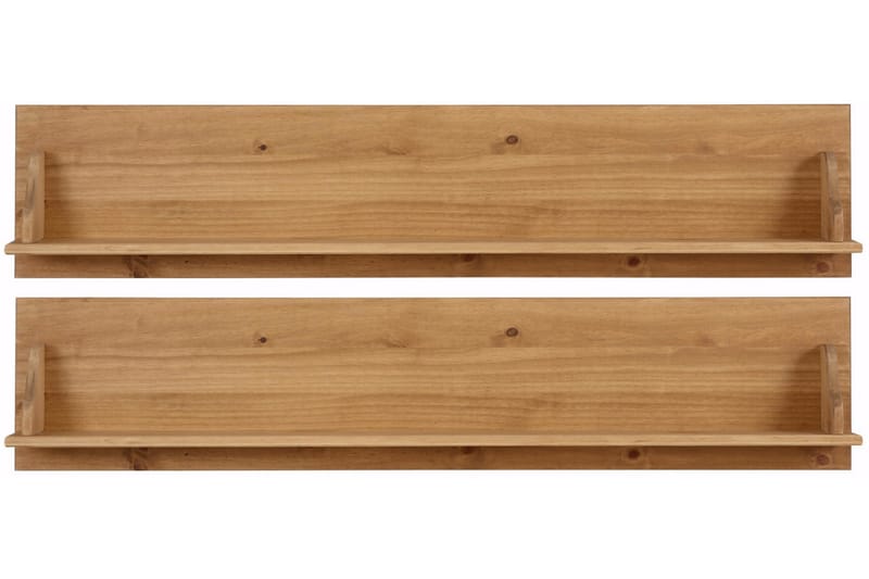 Taisia Vägghylla 120 cm 2-pack - Brun - Förvaring - Hylla - Hyllsystem