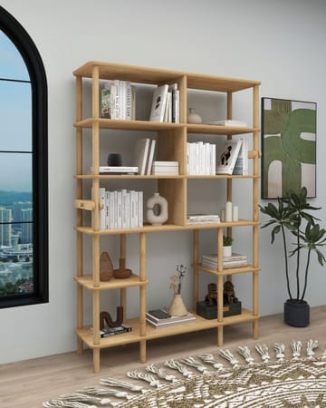 Icterina Bokhylla 120 cm i Ek - Brun - Förvaring - Hylla - Bokhylla