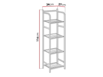 Joran Hylla 34 cm - svart - Förvaring - Hylla - Hyllplan & hyllkonsol