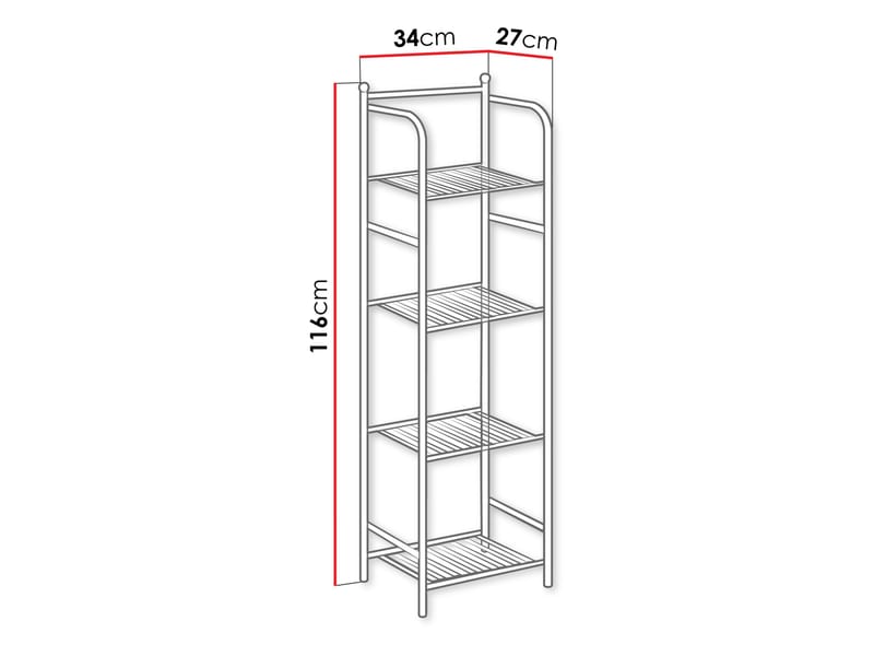 Joran Hylla 34 cm - svart - Förvaring - Hylla - Hyllplan & hyllkonsol