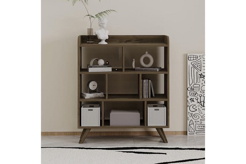 Kesto Bokhylla 90 cm - Mediumfärgat trä - Förvaring - Hylla - Bokhylla