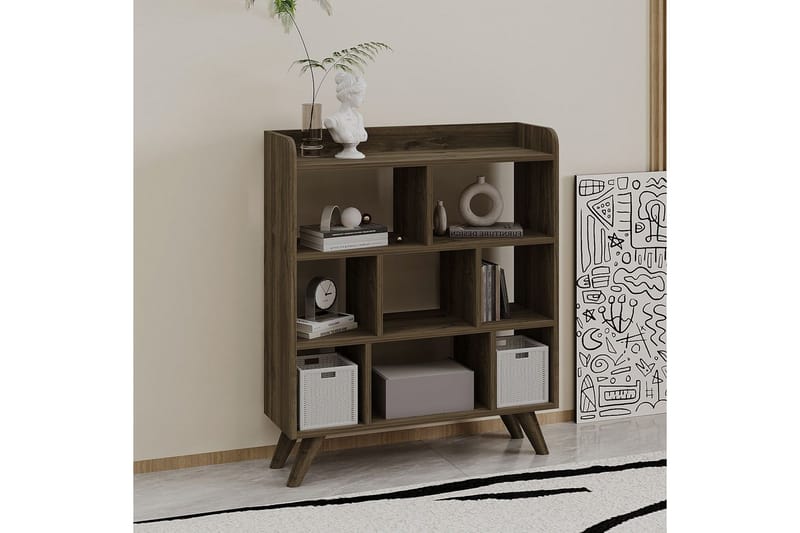 Kesto Bokhylla 90 cm - Mediumfärgat trä - Förvaring - Hylla - Bokhylla