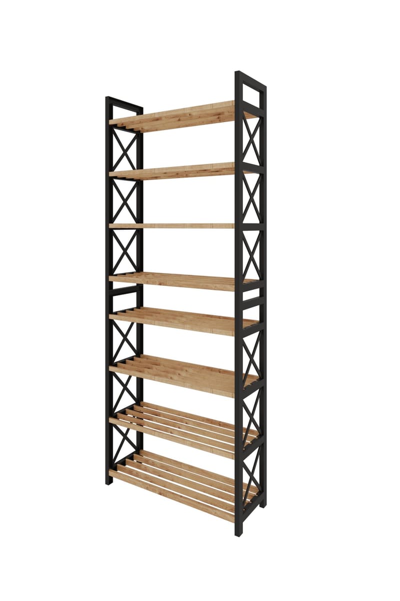 Lekora Multifunktionshylla 128 cm - Svart - Förvaring - Hylla - Hyllplan & hyllkonsol
