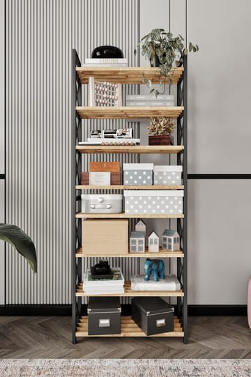 Lekora Multifunktionshylla 128 cm - Svart - Förvaring - Hylla - Hyllplan & hyllkonsol