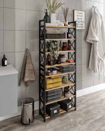 Lekora Multifunktionshylla 128 cm - Svart - Förvaring - Hylla - Hyllplan & hyllkonsol