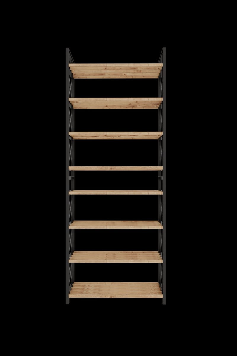 Lekora Multifunktionshylla 128 cm - Svart - Förvaring - Hylla - Hyllplan & hyllkonsol