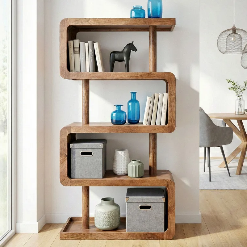 Livova Fristående hylla 80 cm - naturbrun - Förvaring - Hylla - Hyllplan & hyllkonsol