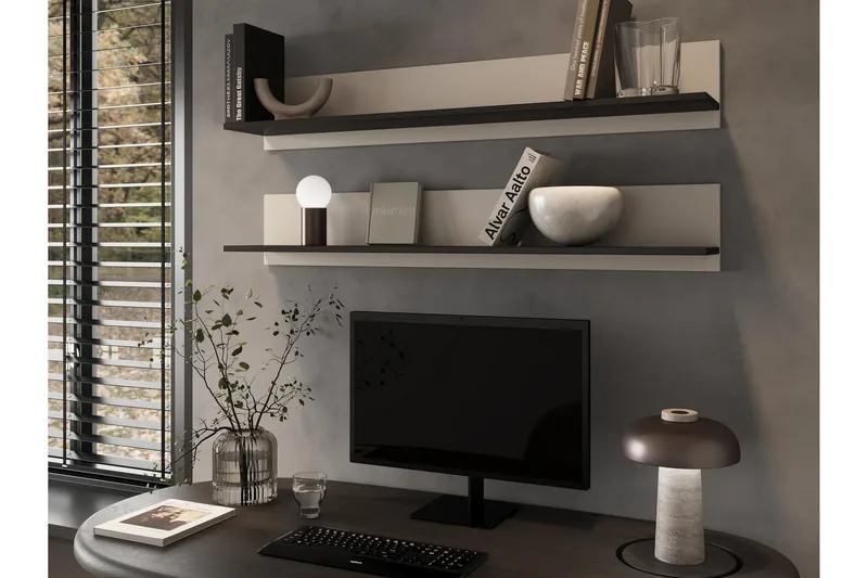 Lyrosen Vägghylla 125 cm - Beige - Förvaring - Hylla - Vägghylla