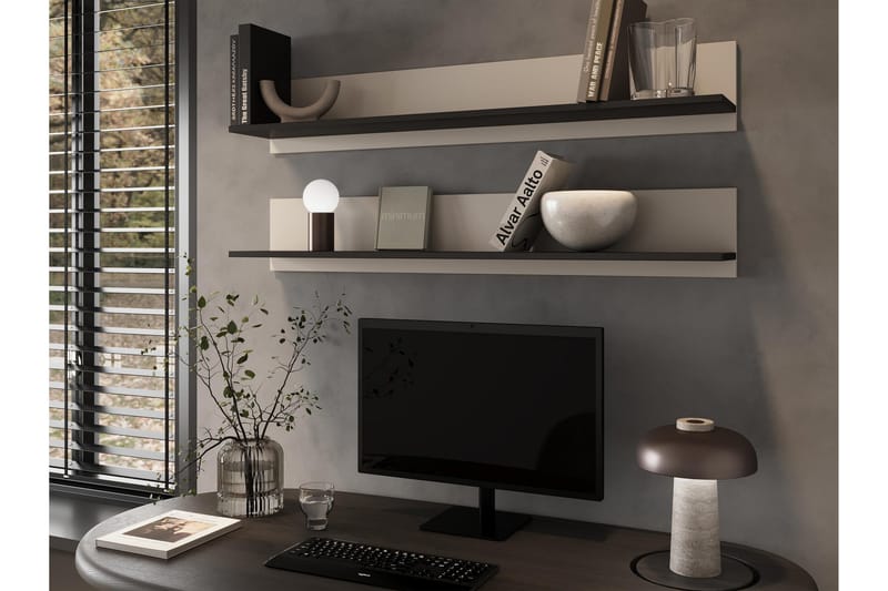 Lyrosen Vägghylla 125 cm - Beige - Förvaring - Hylla - Vägghylla