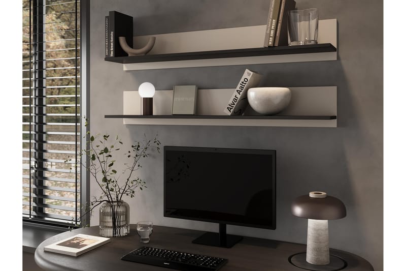 Lyrosen Vägghylla 125 cm - Beige - Förvaring - Hylla - Vägghylla