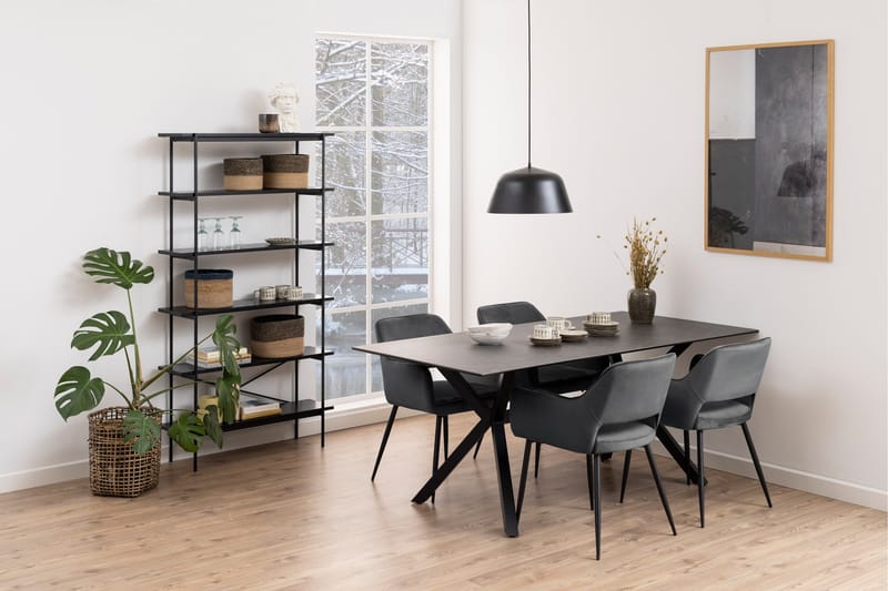 Mehoopany Bokhylla 172 cm - Svart - Förvaring - Hylla - Bokhylla