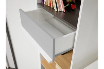Metropolitan Bokhylla 55x40 cm - Brun/Vit/Ljusgrå/Svart - Förvaring - Hylla - Bokhylla