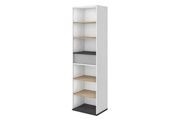 Metropolitan Bokhylla 55x40 cm - Brun/Vit/Ljusgrå/Svart - Förvaring - Hylla - Bokhylla