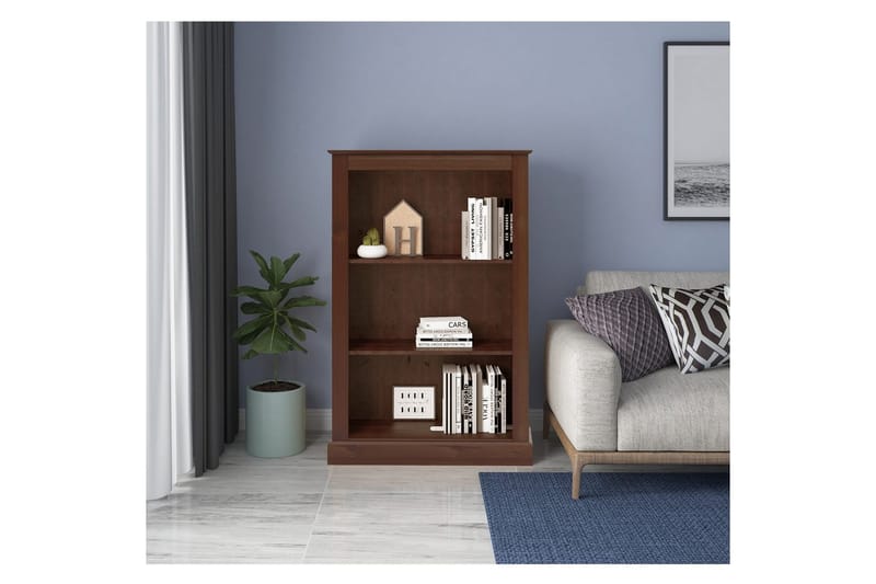 Mille Bokhylla 120x77 cm - Brun - Förvaring - Hylla - Bokhylla