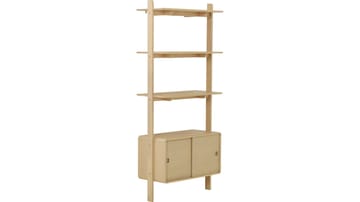 Milnor Vägghylla 80 cm - Vitpigmenterat - Förvaring - Hylla - Vägghylla